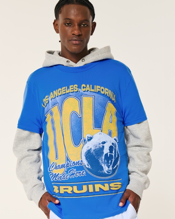 Relaxed UCLA Bruins Graphic Tee, Light Blue view 1