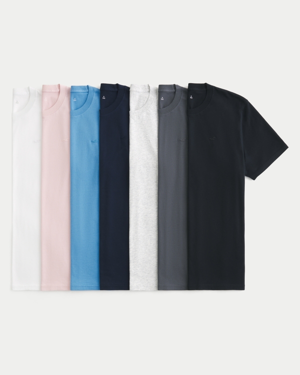 Icon Crew T-Shirt 7-Pack, Multi view 1