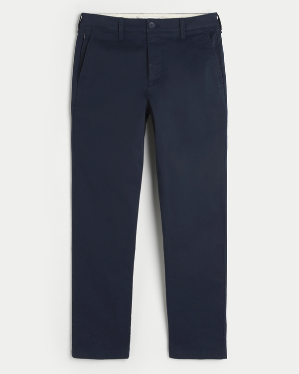 Slim Straight Chino Pants, Navy view 1