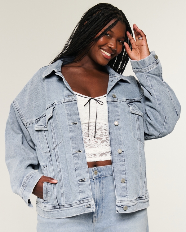 Denim Jacket, Light Medium view 1
