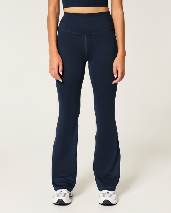 Gilly Hicks Active Recharge Flare Leggings, Navy view 2